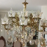 یه جفت لوستر برنجی سنگین شیک