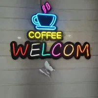 ولکام کافه  نئون