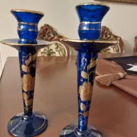 شمعدان ترک طلاکوب