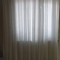 ۳عدد پرده حریر شاین برای پنجره کوچیک با میل پرده