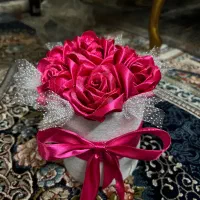 باکس  و دسته گل روبانی