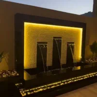 آبنما مدرن و باربیکیو با شرایط ویژه