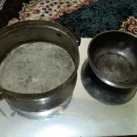 قابلمه و کاسه مسی