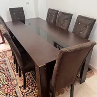 میز نهار خوری ۸ نفره ام دی اف باکس دار|میز و صندلی غذاخوری|بندر انزلی, نیمه شعبان|دیوار