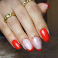 ناخن کاشت ترمیم ژلیش کاور لمینت طراحی ناخن