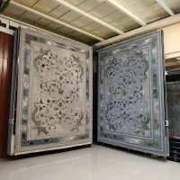 فرش ۷۰۰شانه زرین سبز طلایی&جدید