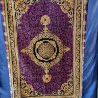 فرش تمام ابریشم دستباف قم طرح ورساچه