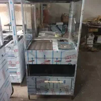 دستگاه جوجه گردان سینک ظرفشویی فر ساندویچی/ پیتزا