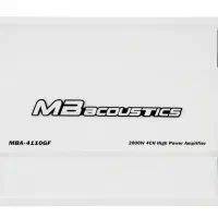 MBA 4110GF آمپلی فایر چهار کانال ام بی آکوستیک