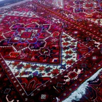 جفت‌فرش‌‌دستبافت‌شش‌متری‌ریزگل‌بارماخ‌توخوش