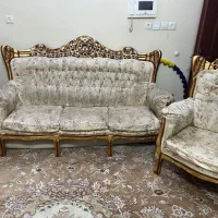 مبلمان ۹ نفره چوب راش مناسب بازسازی