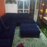 مبل ال هفت نفره برند پاریس سرمه ای
