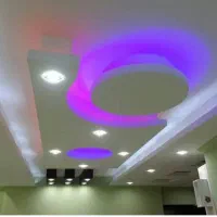 کناف رنگ pvc ماربل شیت Tvوال تعمیرات بازسازی