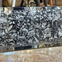 تابلو قلمزنی نقره کوب سایز ۱۳۴ در ۶۵