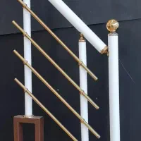 انواع نرده استیل و چوبی