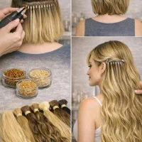 موهای رویایی با اکستنشن طبیعی