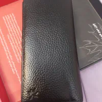 کیف پول کتابی نوین چرم