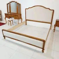 سرویس تخت  تمام چوب  فرانسوی کویین