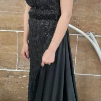 لباس شب مجلسی سایز ۴۰ مشکی