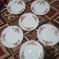 ظروف چینی گل سرخی