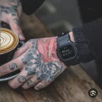 G Schock DW56000BBجی شاک اصلی با جعبه و دفترچه