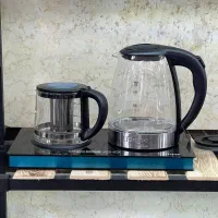 چای ساز لمسی کنارهمی یونیک قوری خارجی صفحه ای
