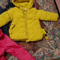 تعدادی لباس کفش بچه دختر و پسر از 3 تا 12 ساله