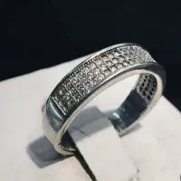 حلقه نقره ایتالیایی مردانه نونووزن بالا