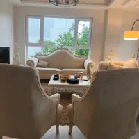 نهار خوری ۸نفره رنگ نود استخوانی