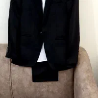 کت و شلوار مردانه مشکی دامادی