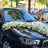 گل آرایی و تزیین ماشین عروس