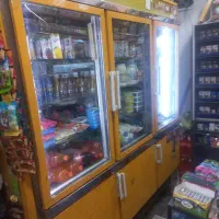 یخچال چالون سه در بالا شیشه سه در پایین فلزی