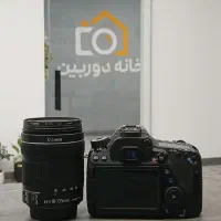 دوربین و لنز کانن80d و لنز18.135