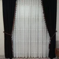 پرده و لوستر