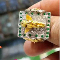 انگشترفاخر جواهراتی دست ساز