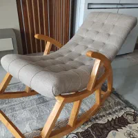 صندلی خوابیده مبلی راک با چوب راش گردو جنس اصل