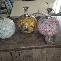 لوستر حبابی شیشه ای