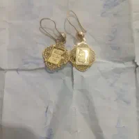 گوشواره طلا۱۸عیار وزن۴.۸۲۰