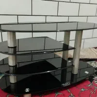 زیر تلویزیونی شیشه ایی