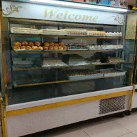 ست یخچال قنادی شیرینی وسایل قنادمیکسردرحال کارسالم