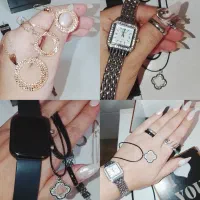 سه نمونه ست بدلیجات همراه ساعت فروش به صورت یک جا