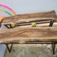 نیمکت چوب گردو  و آهن