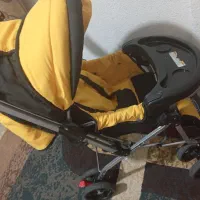 ست کامل نوزاد  کالسکه و کریر Graco