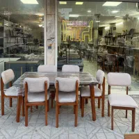 میز و صندلی ناهار خوری۴ و۶  نوبل پلاس کد۱۰۸۰