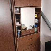 کمد دو در ،دراور ،میز آرایش همراه کشو جا کتابخانه