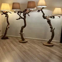 آباژور چوبی روستیک