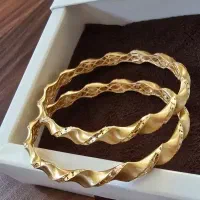 النگو سایز ۲ نقره مشابه طلا