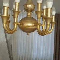 لوستر قدیمی پنج شاخه