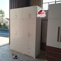 کمددیواری آماده دوکشو مدل بلون
