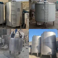 خرید*میکسر خط لبنیات بستنی دوغ شوینده *مخزن استیل